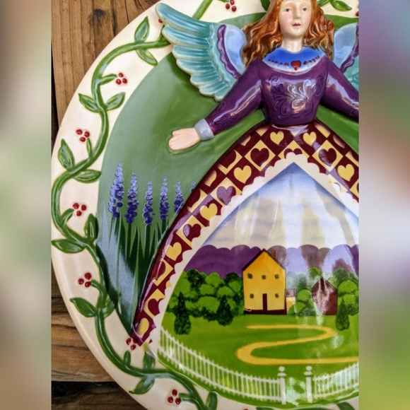 Jim Shore "Summer" Angel Collectors Plate - Picture 4 of 8